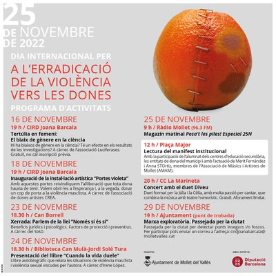 Mollet diu NO a la violència masclista .
