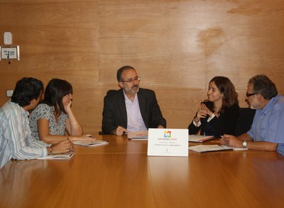 Sessió de treball de la Comissió d’impuls Ciutat Cívica i Educadora per avaluar l’any 2011.