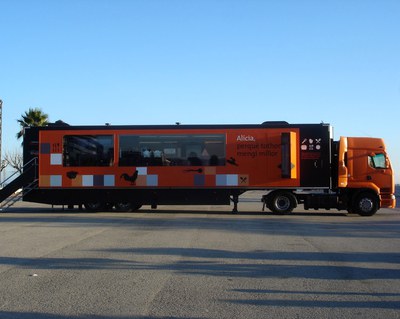 El Bus Alícia, per a la promoció d’una bona alimentació, arriba a Mollet.