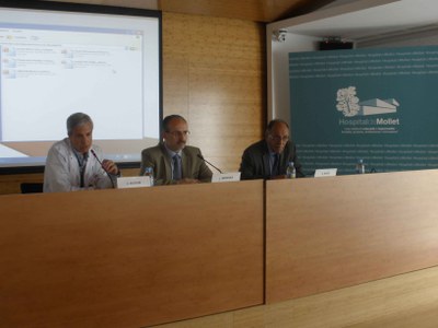Josep Monràs inaugura una jornada sobre prevenció de riscos laborals.