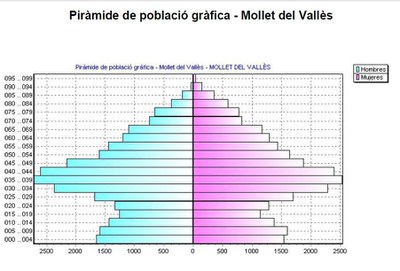 Mollet manté la població i baixa la immigració.