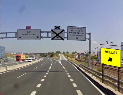 Canvis en la circulació a la sortida de la C-17 a l'alçada de la Casilla.