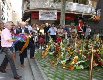 Un centenar d’entitats participen en l’acte institucional de la Diada Nacional de Catalunya.
