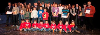 Finalistes de la Nit de l'Esport 2013.