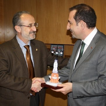 Reunió de treball al despatx de l'Alcaldia