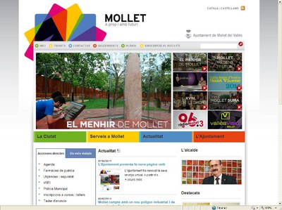 Mollet és l’ajuntament del Vallès Oriental més transparent a la seva pàgina web.