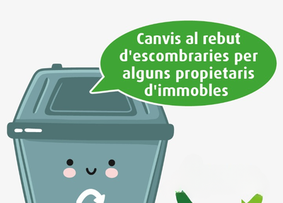 Imatge canvis al rebut d'escombraries per alguns propietaris d'immobles