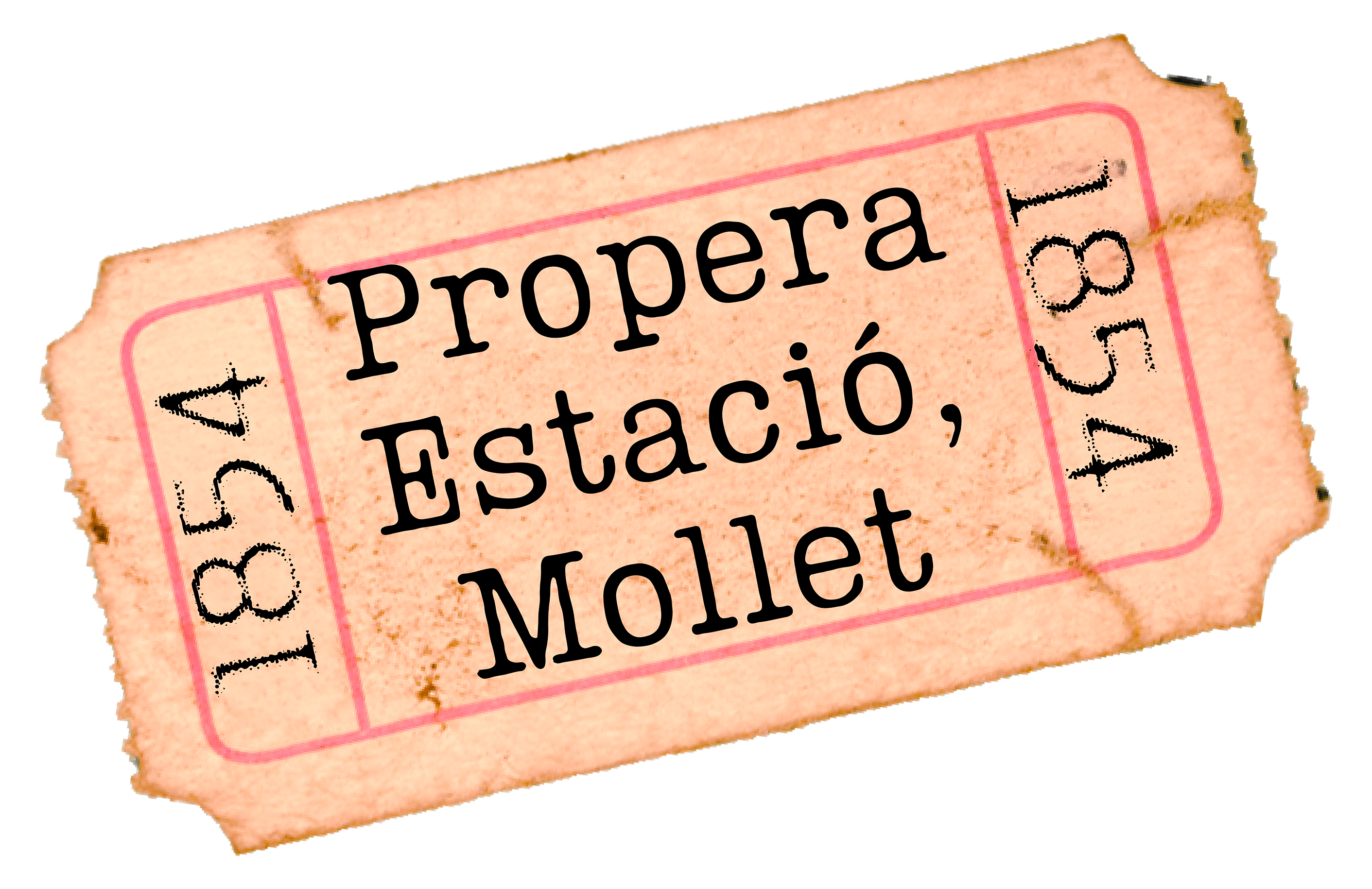 Logotip de l'efemèride dels 170 anys de l'arribada del ferrocarril a Mollet