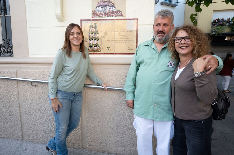 Descoberta de la placa commemorativa