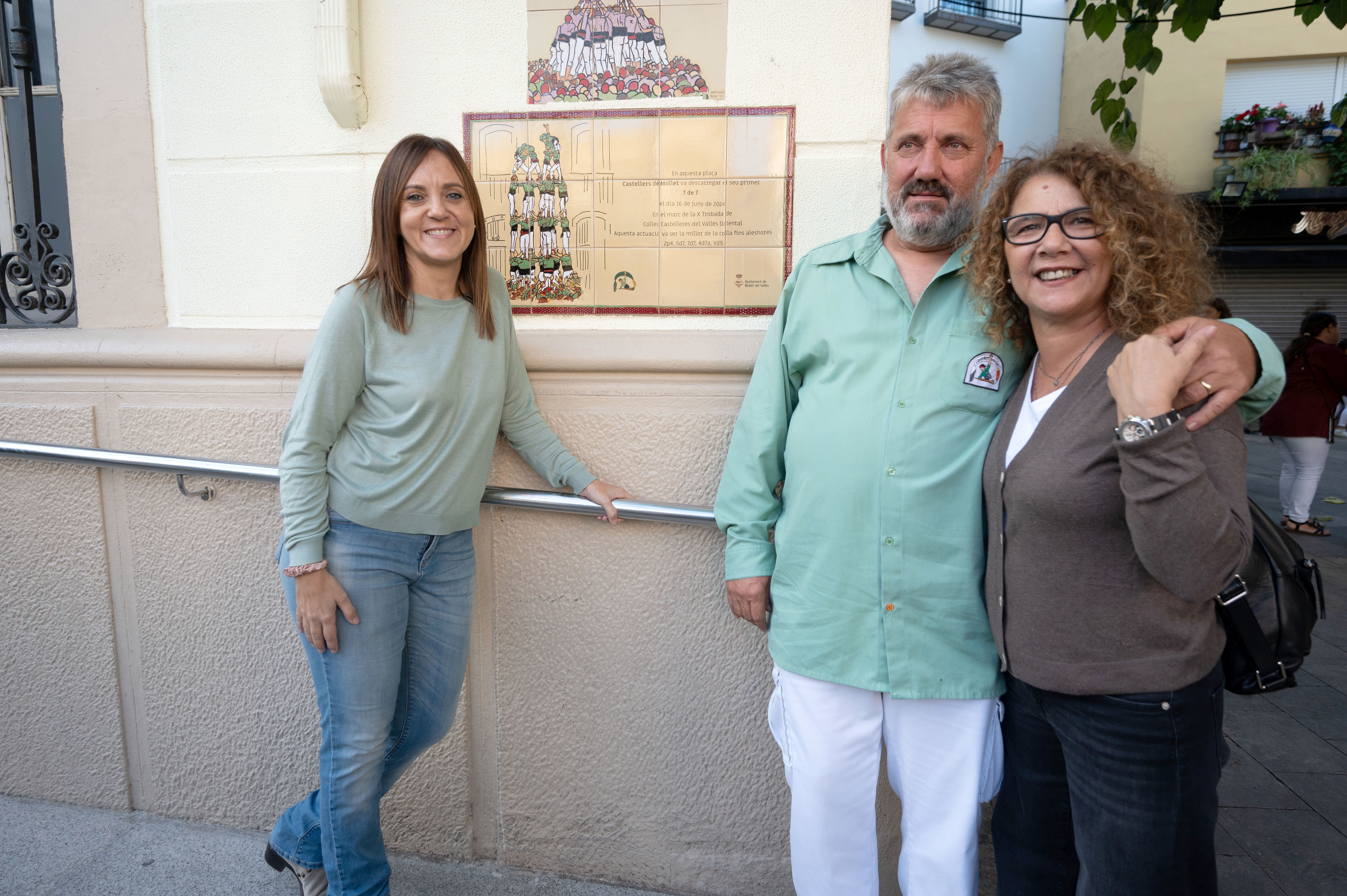 Descoberta de la placa commemorativa