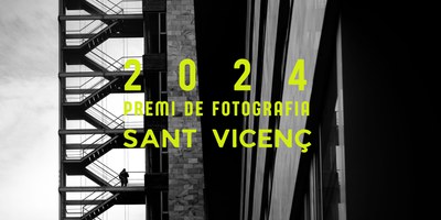 Cartell del Premi Sant Vicenç de Fotografia Sant Vicenç 2024.