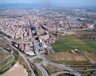 Imagen aérea de Mollet.