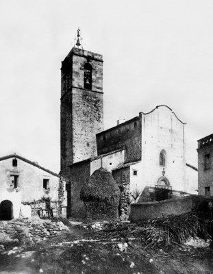 Imatge d'arxiu de l'església de Sant Vicenç.