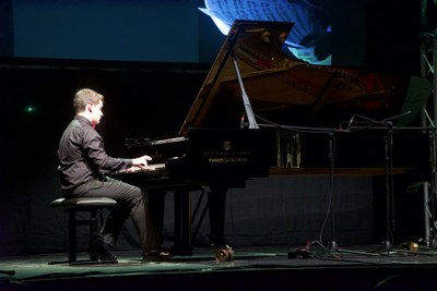 El pianista Alexis Pérez, un dels músics participants en l'edició d'enguany del Sona.