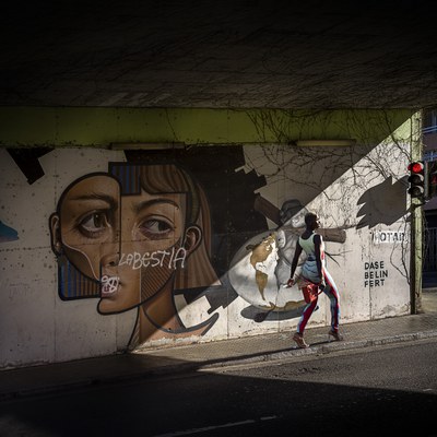 "La luz al final del túnel", fotografia guanyadora de la categoria Mollet amb orgull