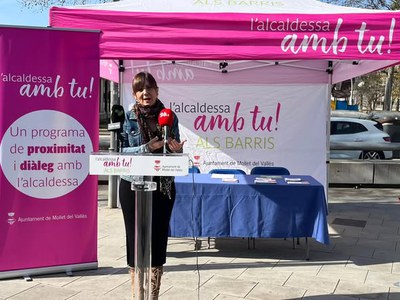 Es presenta la 3a edició de ‘L’alcaldessa als barris’ després d’atendre més de 800 persones el 2025.