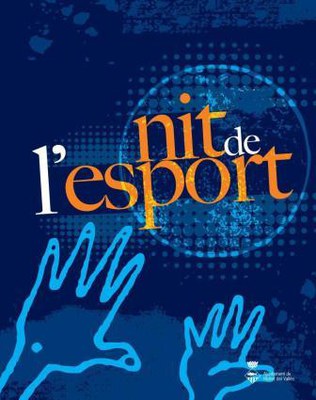 Cartell de la Nit de l'Esport.