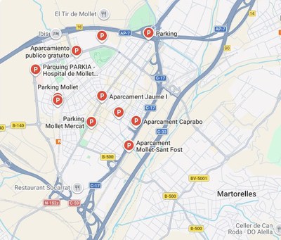L’Ajuntament de Mollet licita la redacció del Pla d’aparcaments.