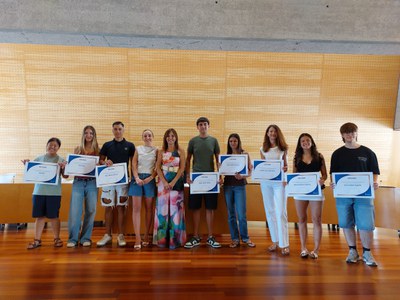 L’Ajuntament reconeix l’esforç d’11 alumnes brillants de Mollet