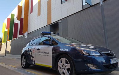 Cotxe de la Policia Municipal.