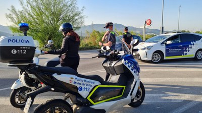 Foto recurs Policia Municipal control trànsit.
