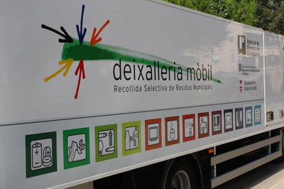 La deixalleria mòbil de Mollet.