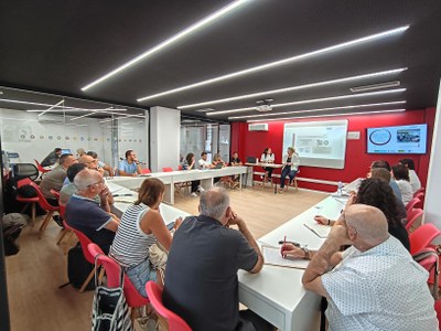Foto de la primera trobada de la Taula d’Impuls i Dinamització de la Formació Professional,