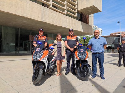 Protecció Civil incorpora dues noves motocicletes