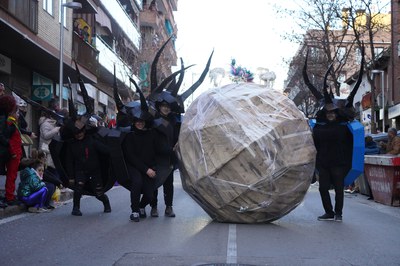 Comparsa de la rua de Carnaval.