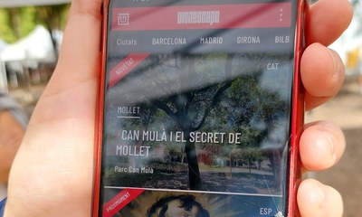 Imatge del joc de pistes de Can Mulà.