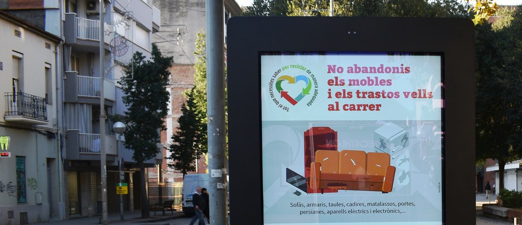 Pantalles exteriors.