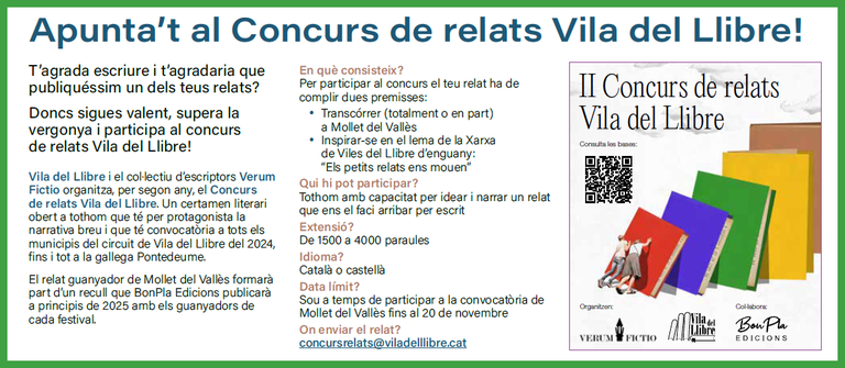 Concurs de relats Concurs de relats
