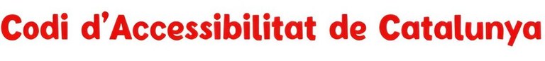 Codi d’Accessibilitat de Catalunya 