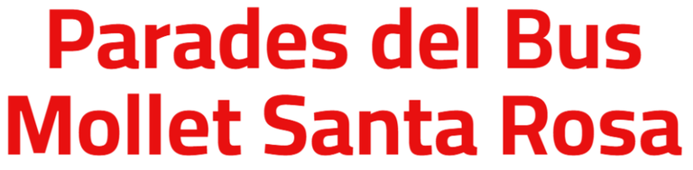 Parades de Bus Mollet  Santa Rosa 