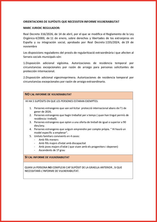 Accés a l'informe de vulnerabilitat 