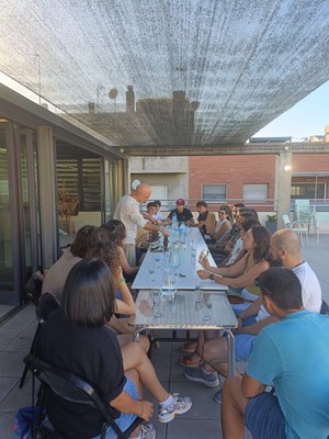 Moments del tast de cerveses artesanes.