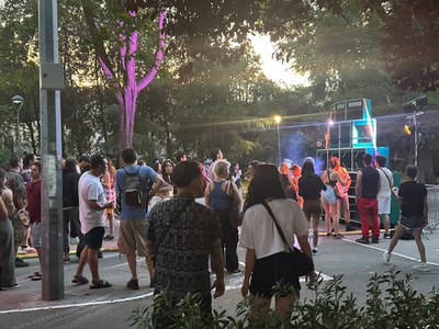 Moments de la jornada cultural Back to the roots, organitzada pel col·lectiu Zero8Sound..