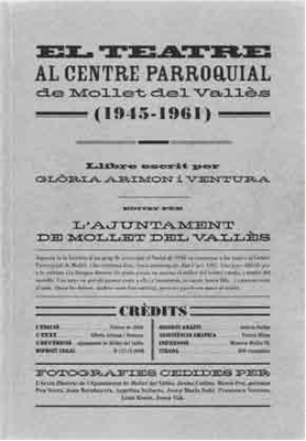 El teatre al Centre Parroquial de Mollet del Vallès (1945-1961).