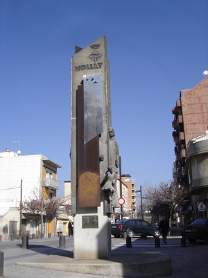 Monument al Mil·lenari de Mollet.
