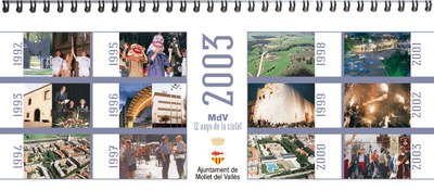 Calendari 2003.
