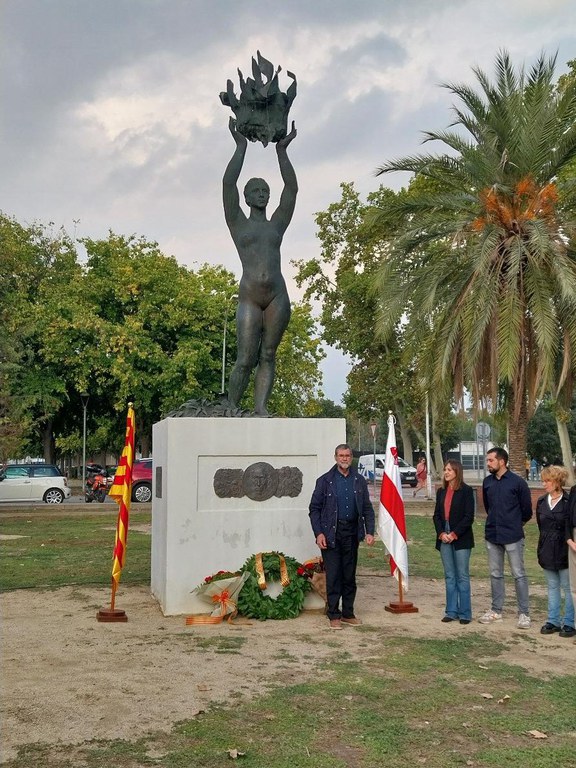 Ofrena Floral a Lluís Companys