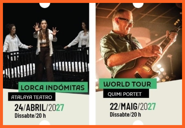 Lorca’s Indómitas / QUIMI PORTET – WORLD TOUR Lorca’s Indómitas / QUIMI PORTET – WORLD TOUR