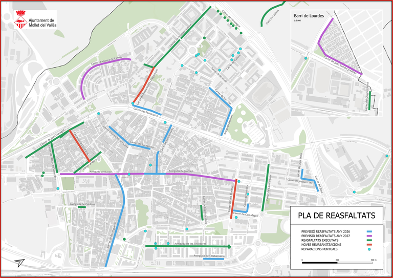Accés a la localització de les actuacions Accés a la localització de les actuacions