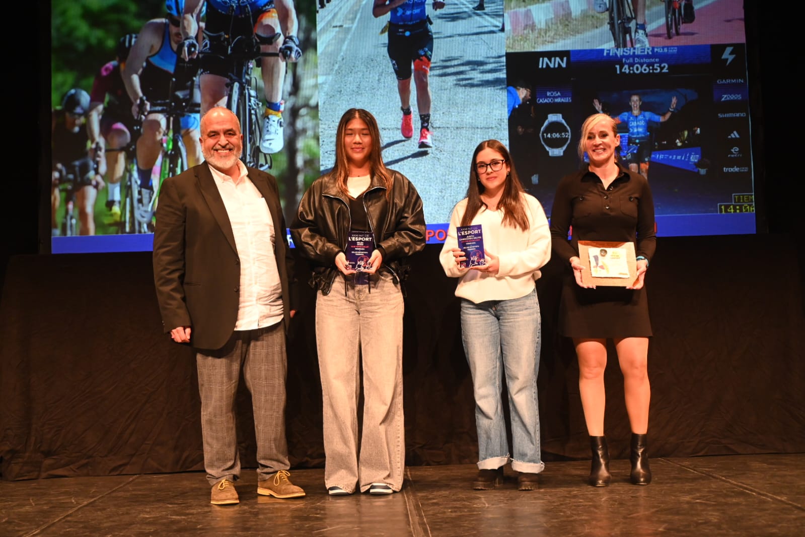 Millor esportista femenina  WILBA CHAN. Club Tenis Mollet,  JUDITH CARRICONDO GÁLVEZ. Actitud Boxing Crew, ROSA CASADO MIRALLES. CE Escola Sant Gervasi