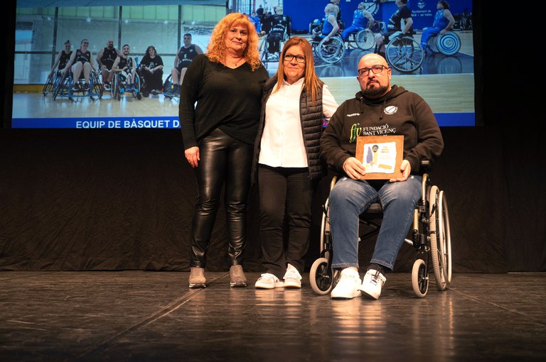 Premi gest esportiu   EQUIP DE BÀSQUET DE CADIRA DE RODES CLUB BÀSQUET MOLLET
