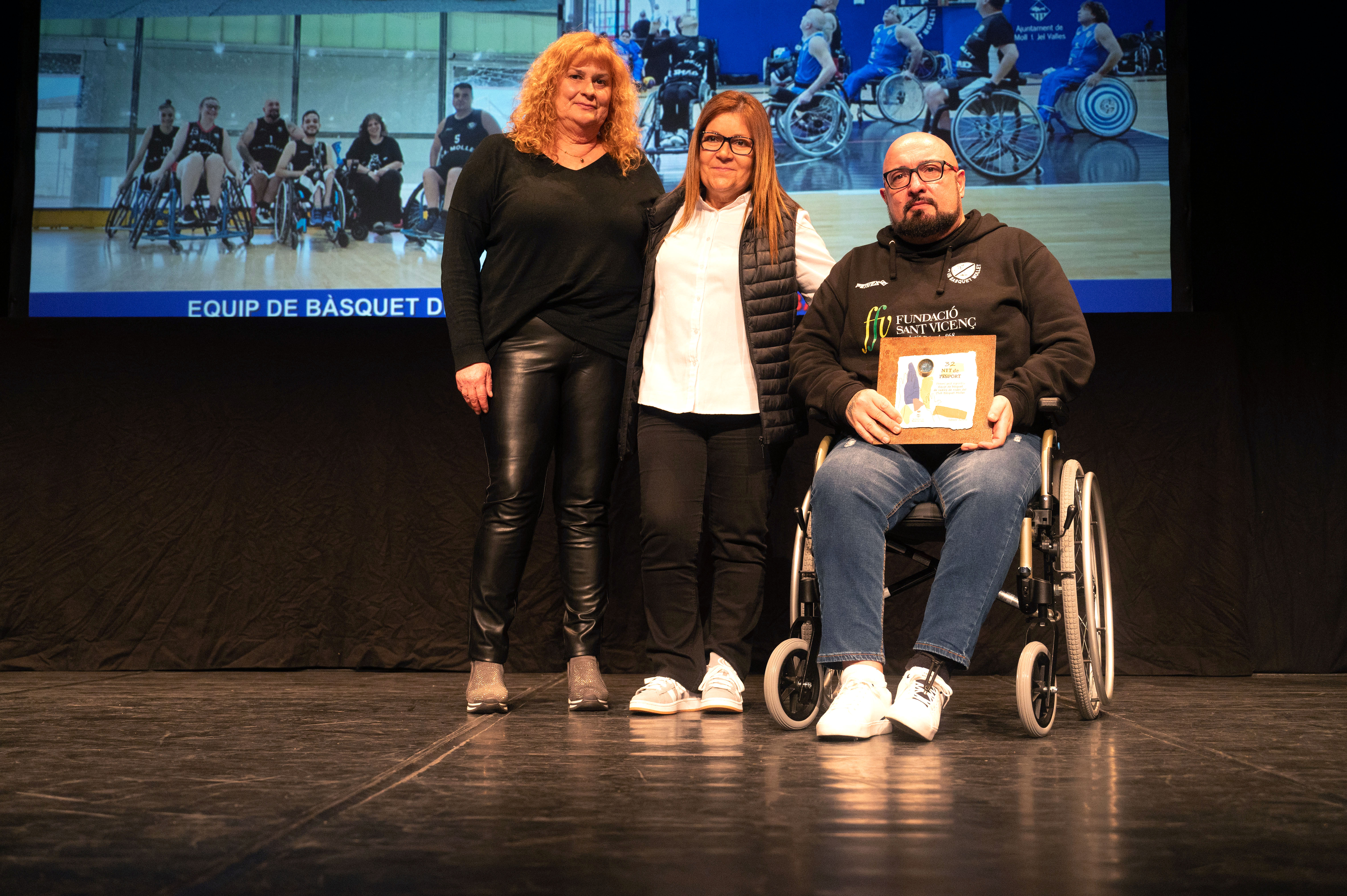 Premi gest esportiu   EQUIP DE BÀSQUET DE CADIRA DE RODES CLUB BÀSQUET MOLLET