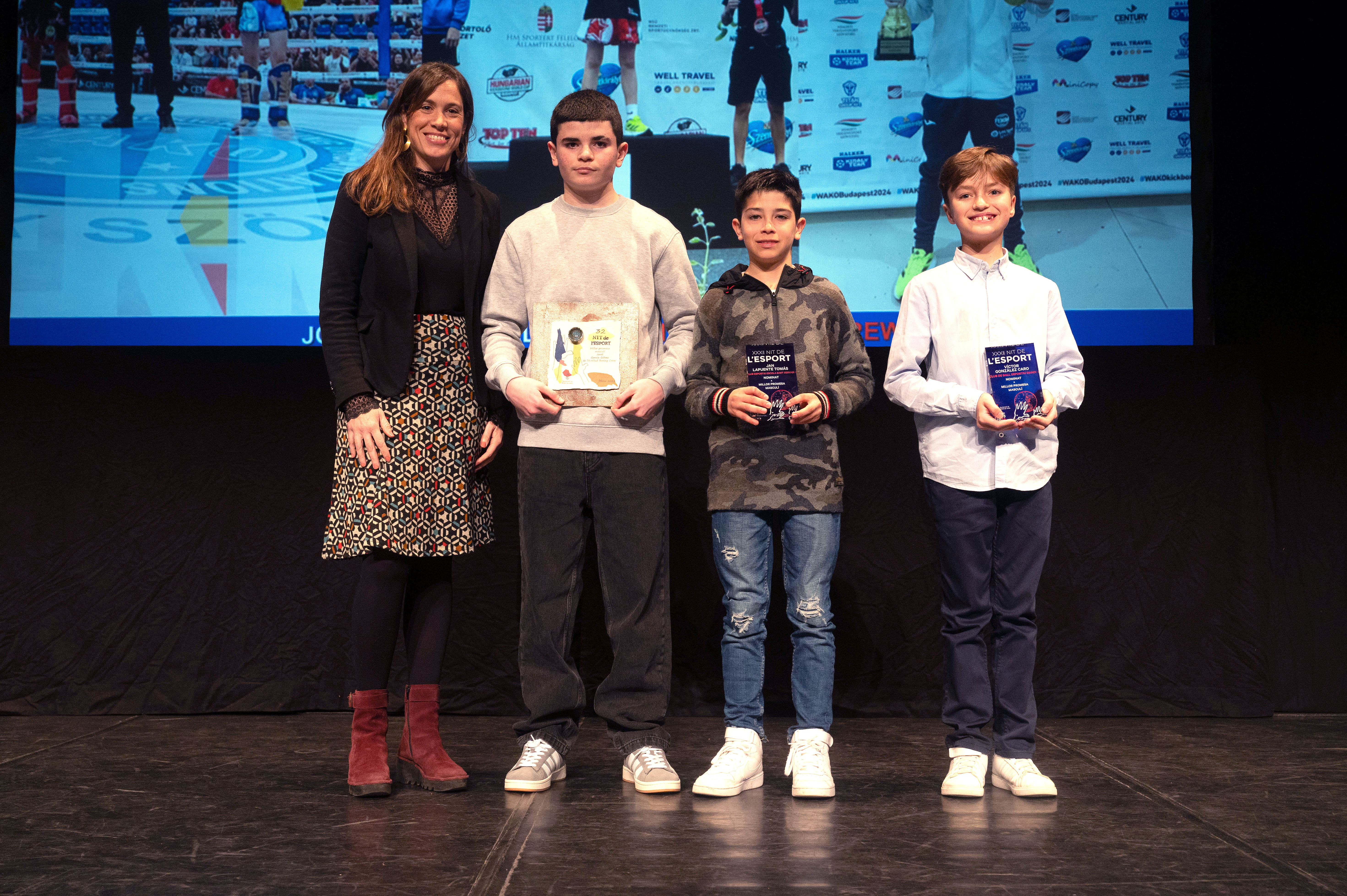 Nominats a millor promesa masculí   JORDI GARCÍA GÁLVEZ Actitud Boxing Crew , JAN LAPUENTE Club Esportiu Escola Sant Gervasi,  VÍCTOR GONZÁLEZ CARO Club de Ball Esportiu Dandi