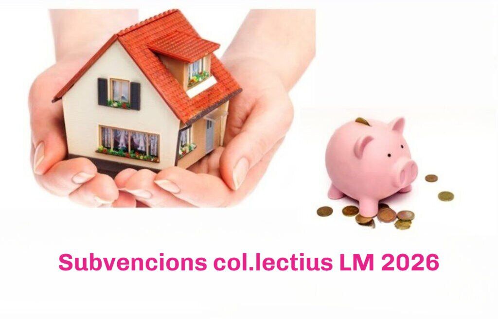 Subvencions per al pagament del lloguer o preu de cessió d’habitatge o habitació per a l’any 2026 per a persones que tinguin de 36 a 64 anys, col·lectius  LM. CONVOCATÒRIA TANCADA.