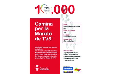 Camina per la marató.