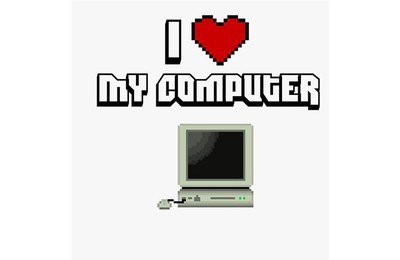 Cicle I love my computer .